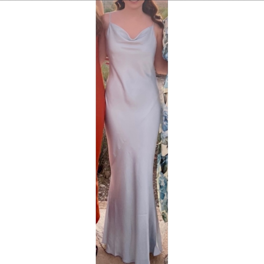 Shona Joy Luxe Bias Slip Dress Cloud